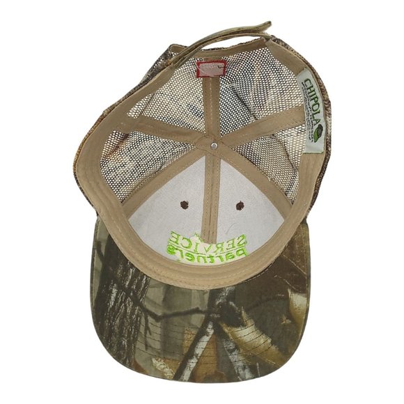 Service Partners Central Realtree Mesh Strapback Cap Trucker Owens Corning Hat - Picture 5 of 12